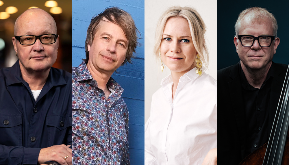 Nils Landgren, Jan Lundgren, Hanna Svensson och Hans Backenroth