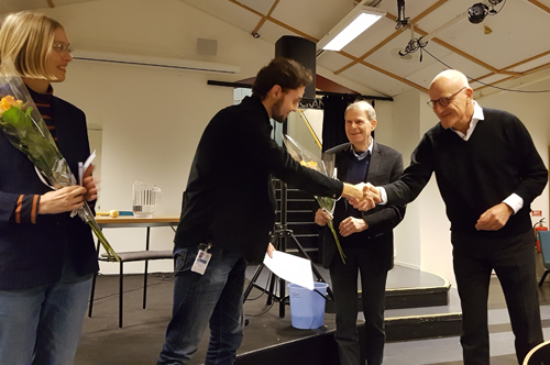 Lovisa Lidgren, Albin Rickman, Hans Träff och Per-Åke Wennerberg