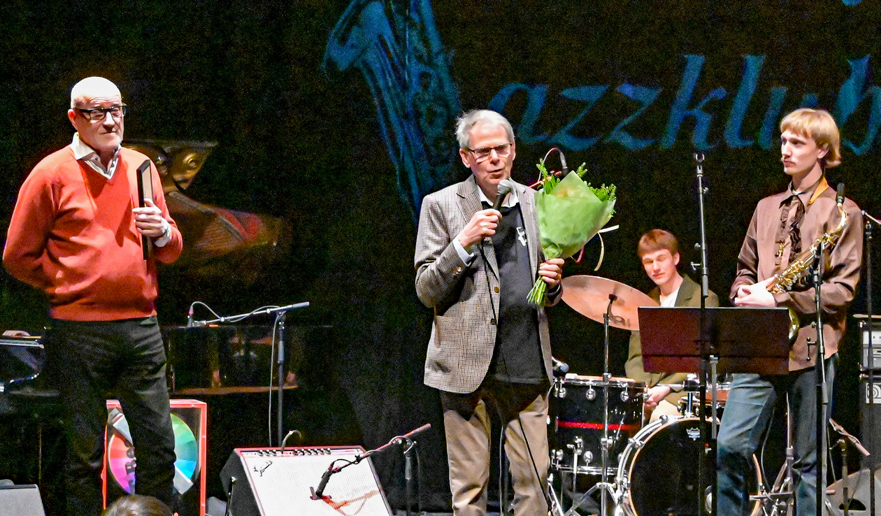 Per-Åke Wennerberg, Hans Träff och Leo Burman. Fotograf PEAX